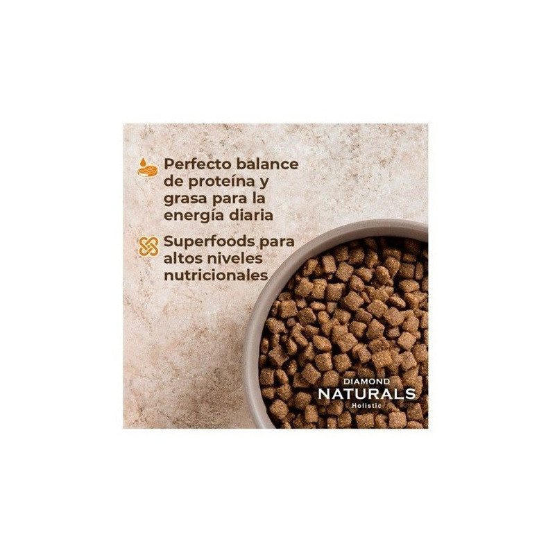Diamond Naturals Rich In Lamb & Rice (Cordero y Arroz), Adultos y Senior, 15 kg