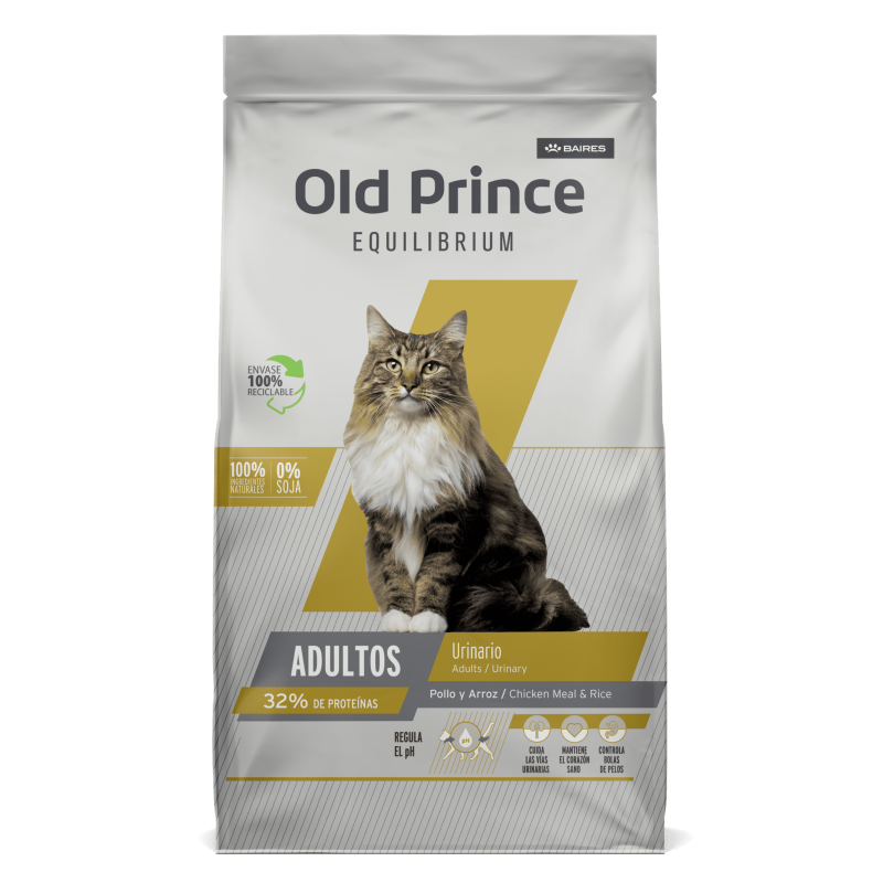 Old Prince Super Premium Gato Adulto, Urinary, Pollo y Arroz