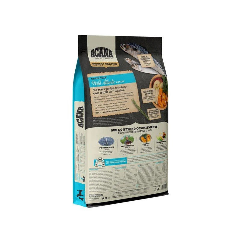 Acana Wild Atlantic, Alto en Proteínas, Libre de Granos, Todas las razas y edades, Pescados de agua salada